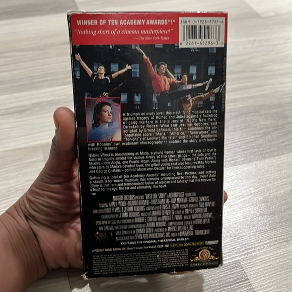 Vintage Classic MGM Musical West Side Story VHS Tape - Picture 4 of 7